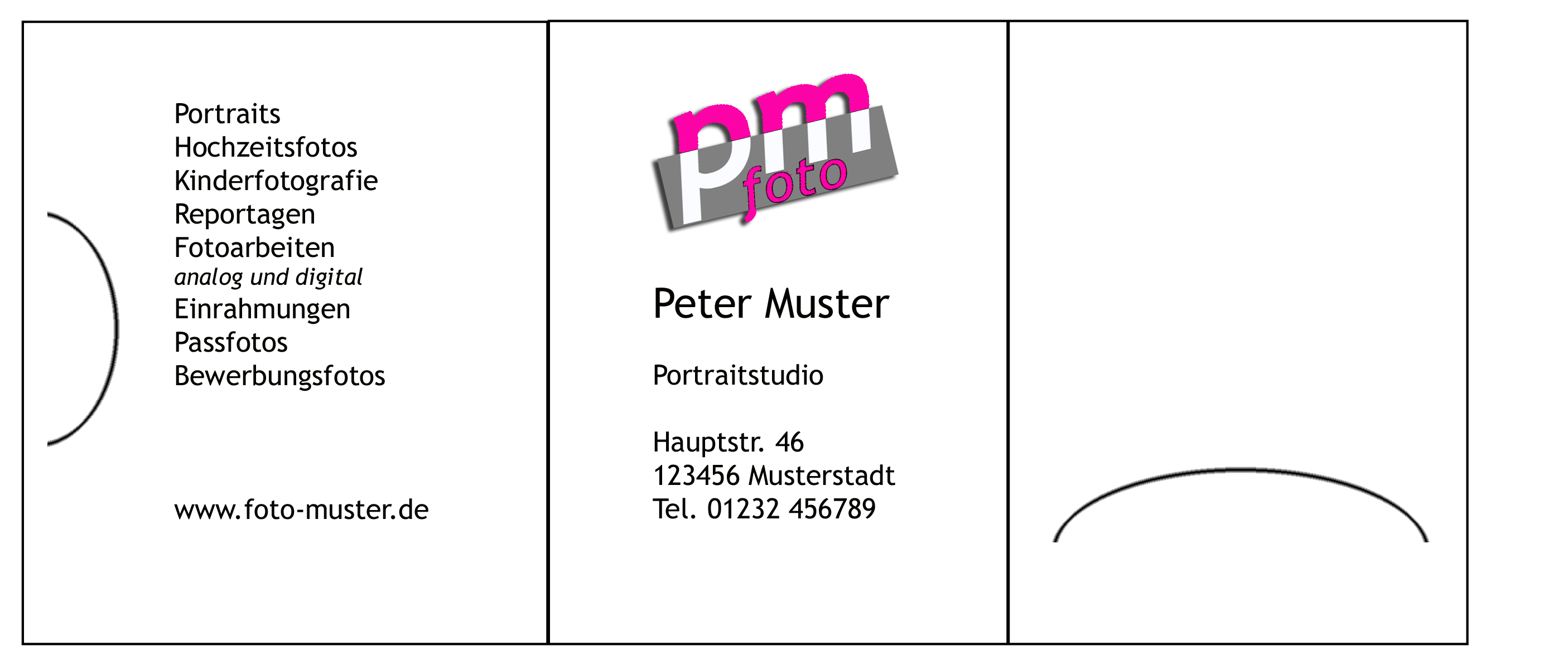 Passbildmappen / Passmappen Individuell Bedruckt